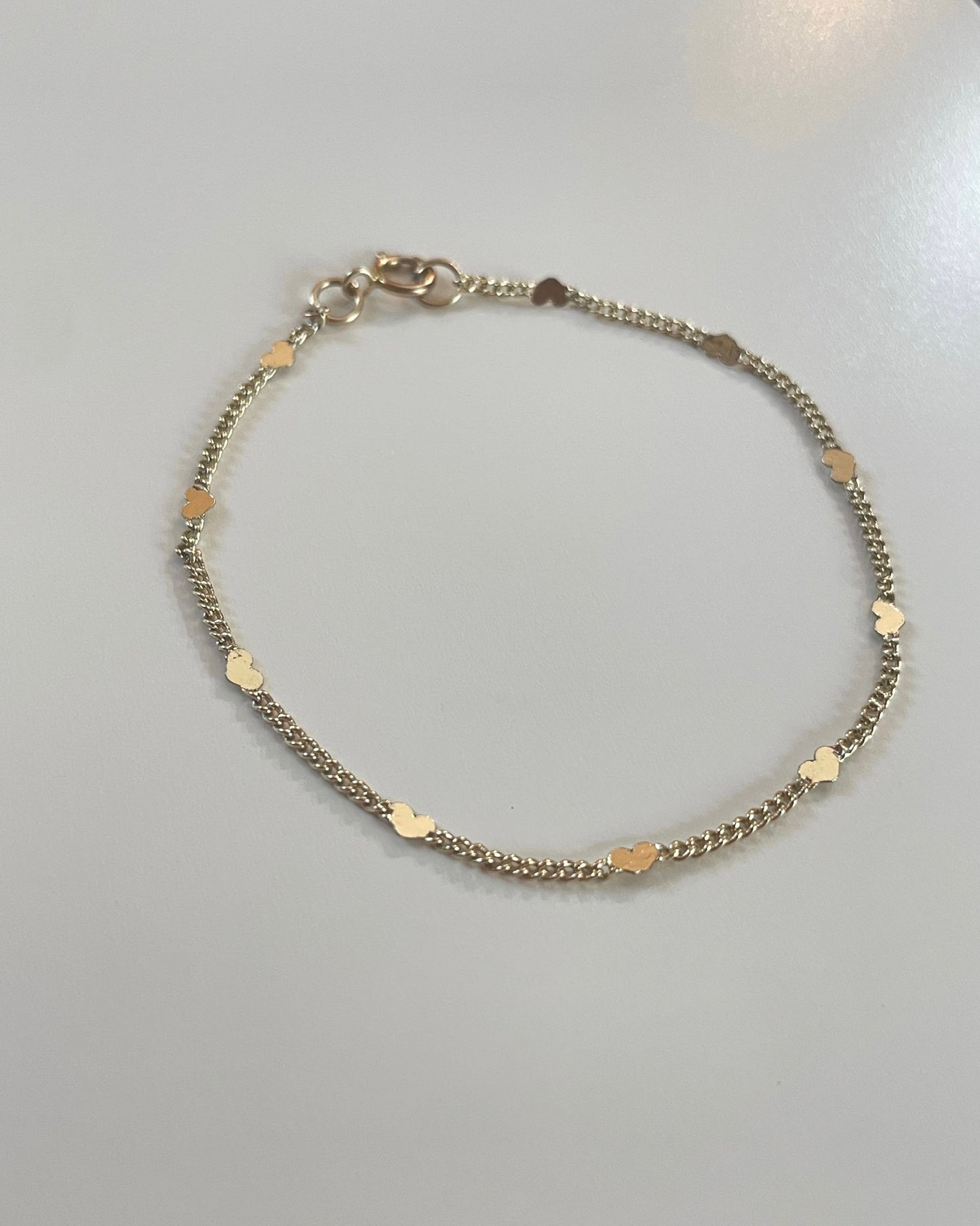 Heart Chain Bracelet