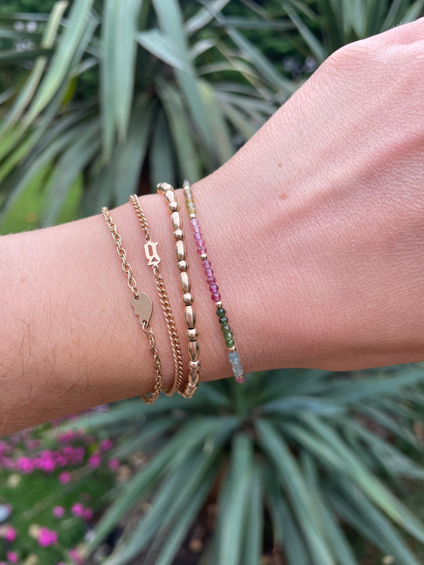 Gia Bracelet - Watermelon Tourmaline