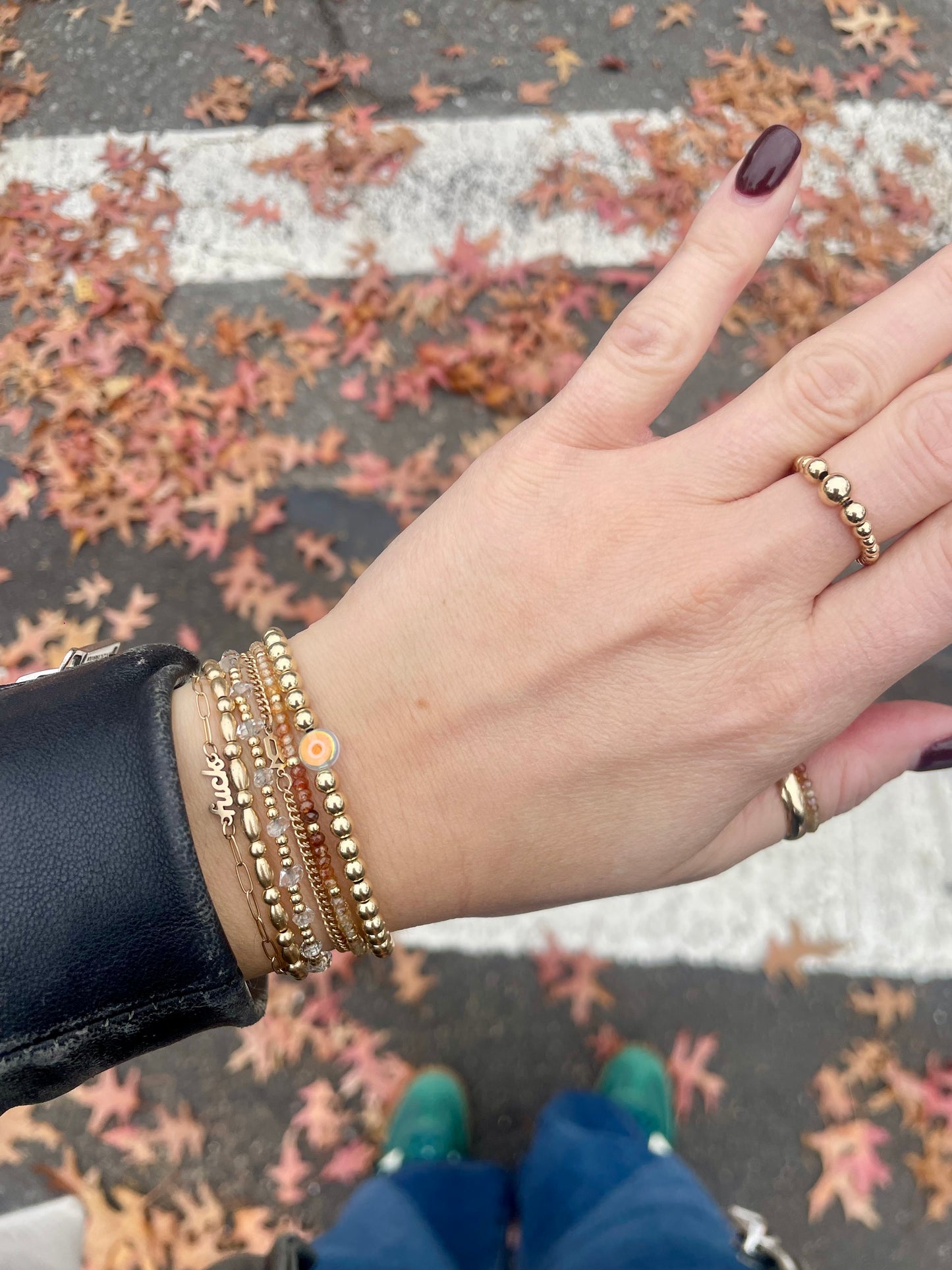 Iridescent Evil Eye Bracelet