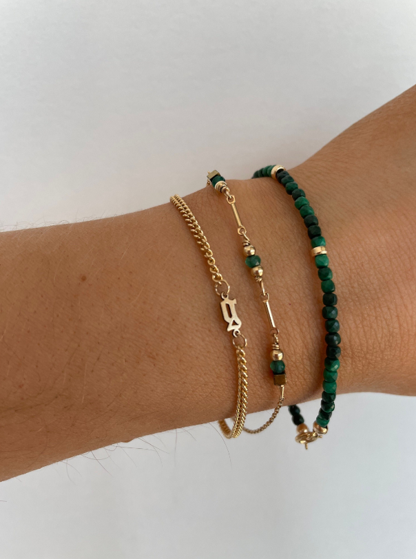 Millie Bracelet - Malachite