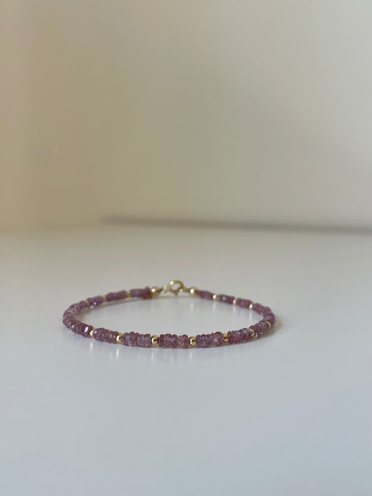 Amalfi Bracelet - Pink Sapphire