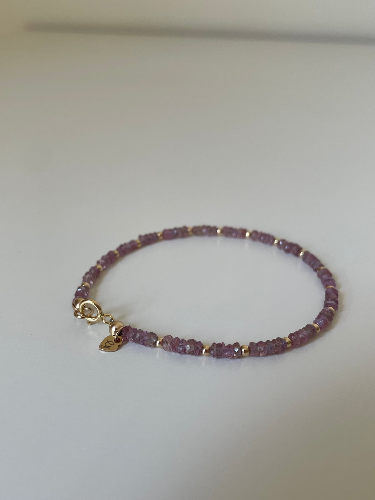 Amalfi Bracelet - Pink Sapphire