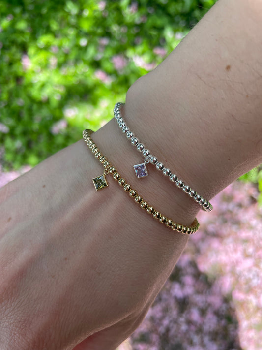 Birthstone Charm Bracelet