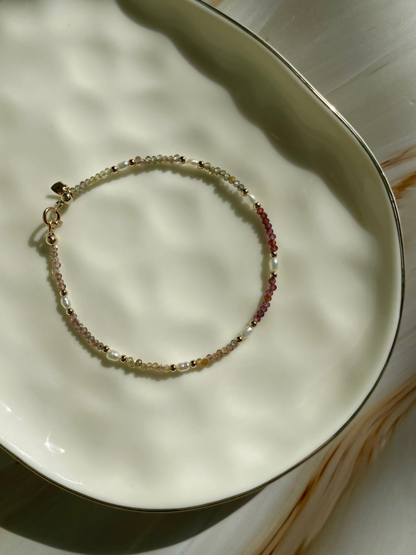 Sapphire Pearl Bracelet