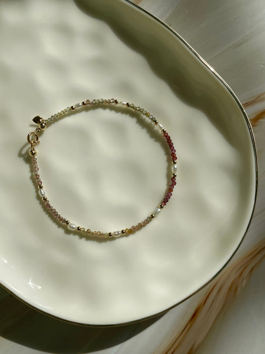 Sapphire Pearl Bracelet