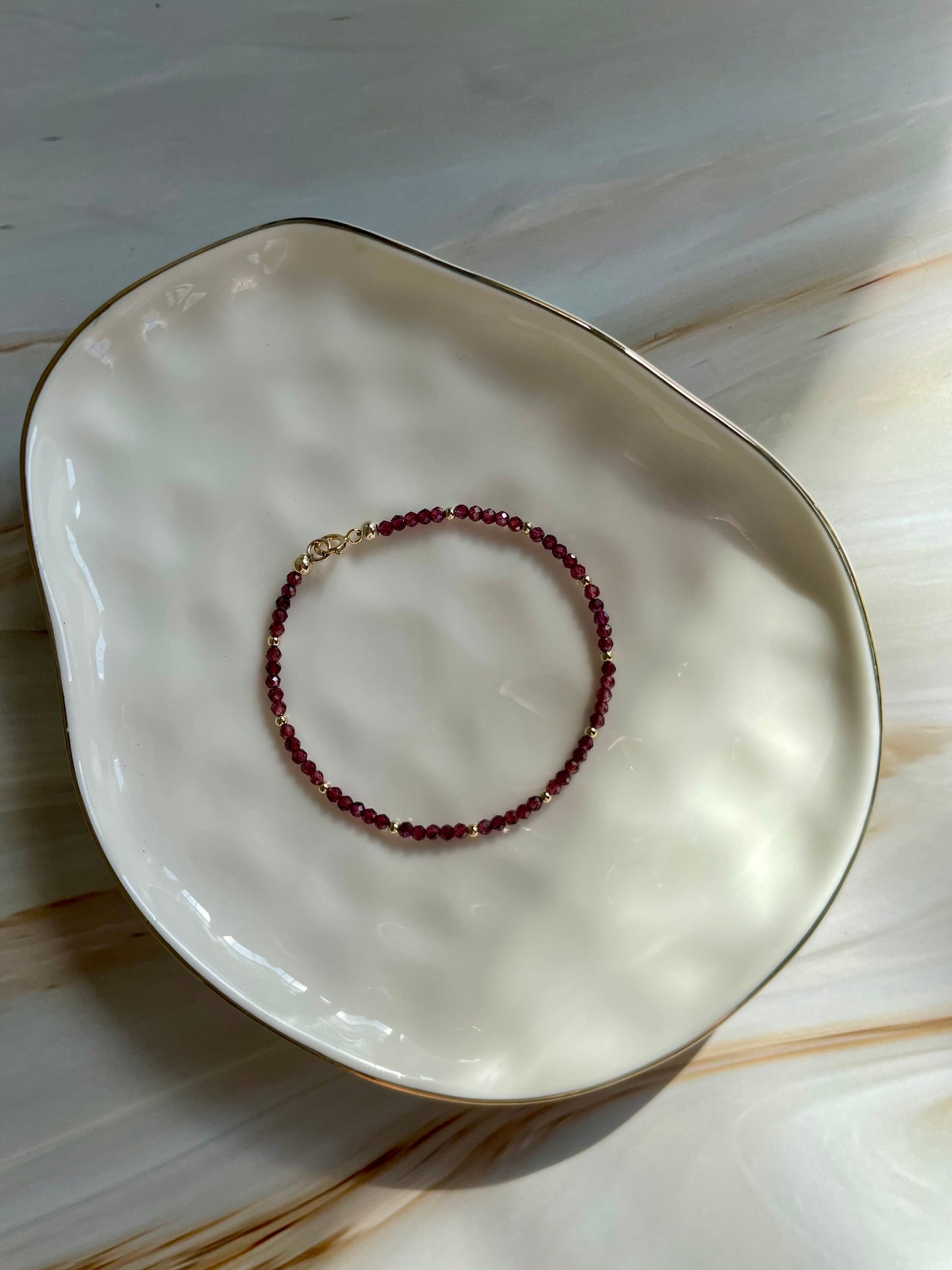 Gia Bracelet - Garnet