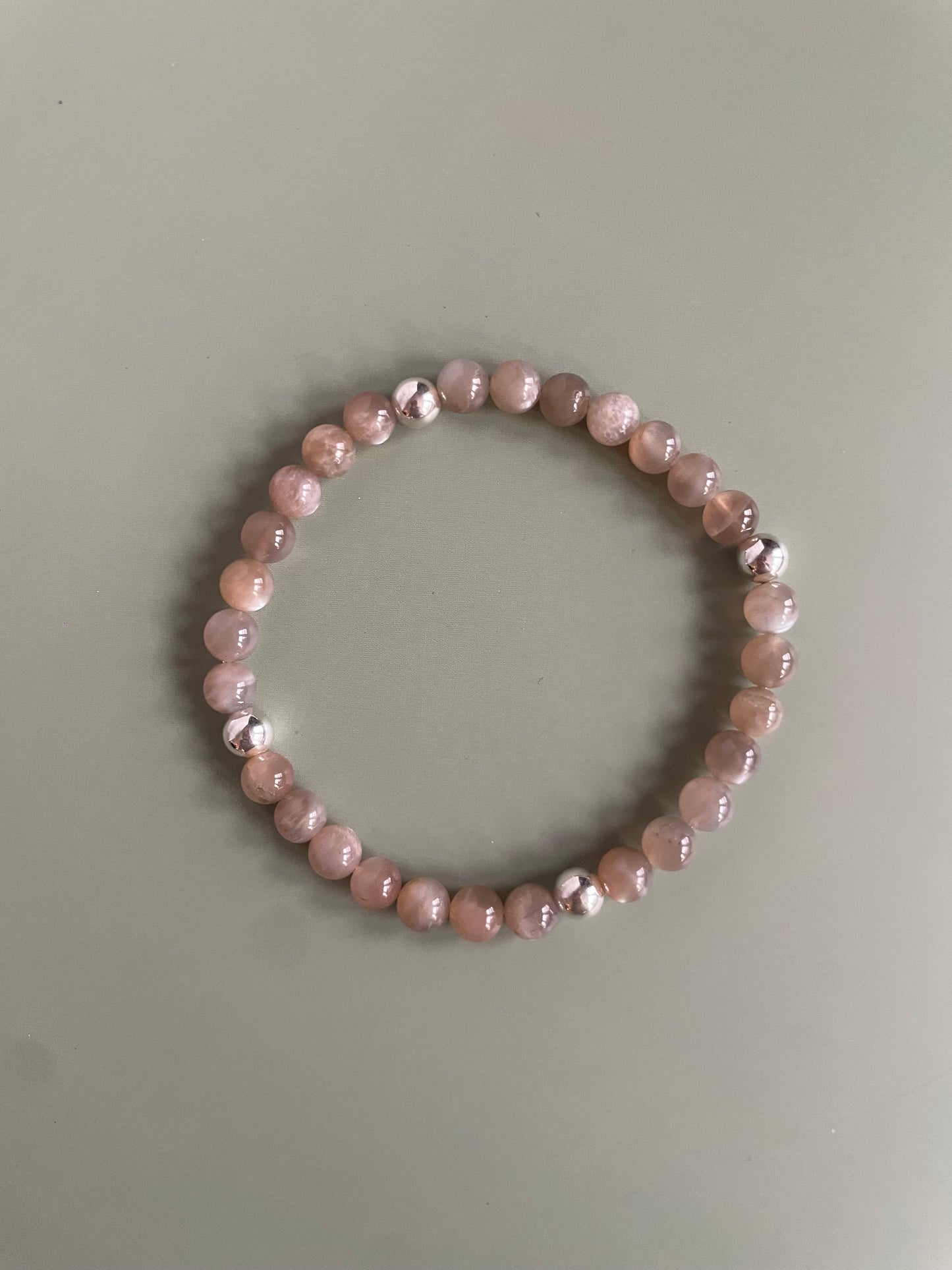 Chocolate Moonstone Bracelet