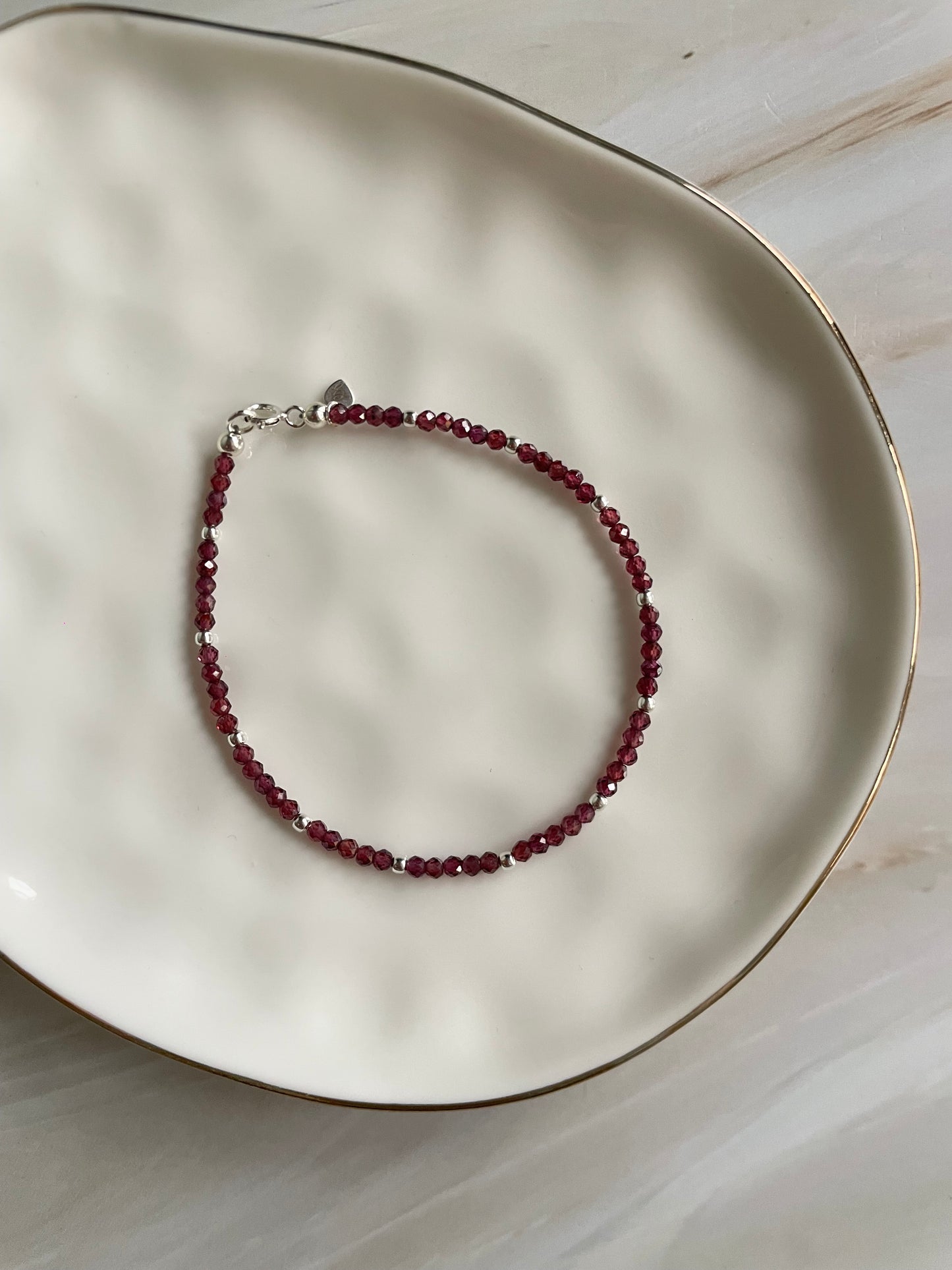 Gia Bracelet - Garnet