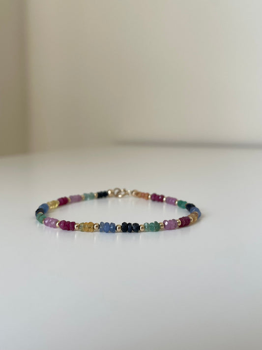 Amalfi Bracelet - Rainbow Sapphire