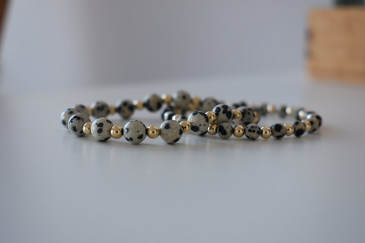 Roma Bracelet - Dalmatian Jasper