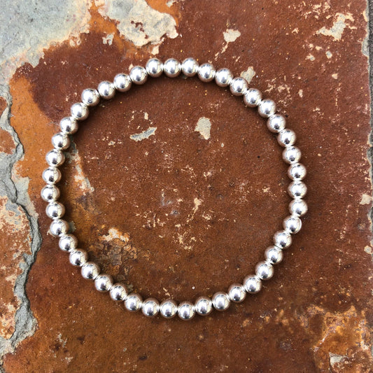 Classic Silver Ball Bracelet