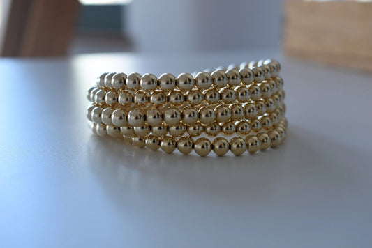 Classic Gold Ball Bracelet