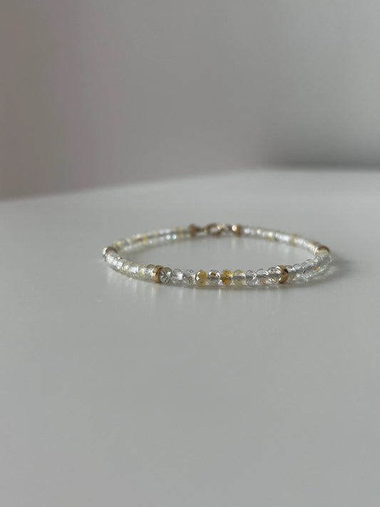 Millie Bracelet - White Topaz