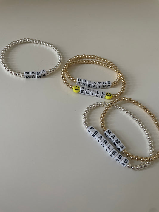 Personalized Word Bracelet