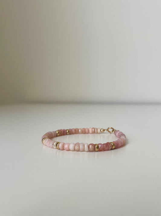 Peruvian Pink Opal Bracelet